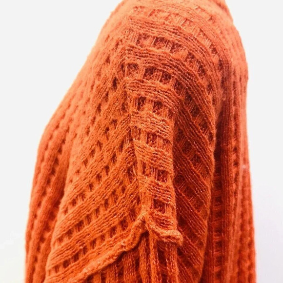 NWT SO GOODS FOR LIFE Juniors Long Sleeve Pullover Mock Neck Orange Sweater Sz L - Picture 5 of 12